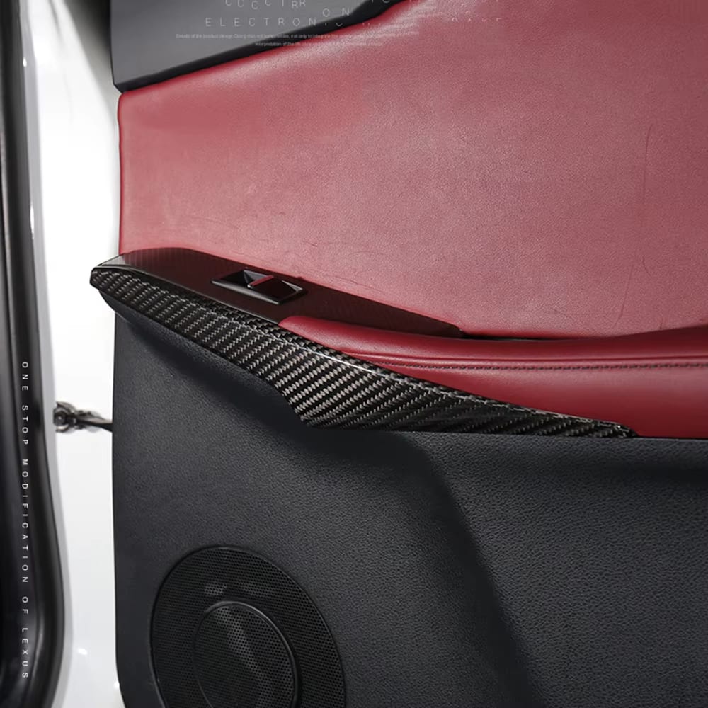 Carbon Fiber Interior Door Panel Trim Set - Lexus IS 300 350 IS250 200t 350F F Sport 2013-2019