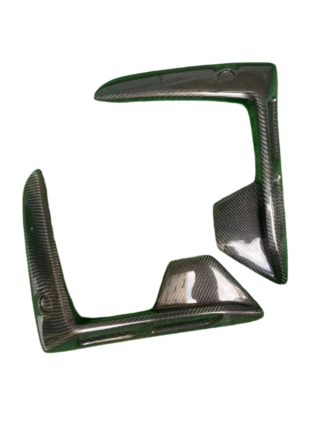 Carbon Fiber Front Bumper FogLight air vent Trim - BMW F95 X5m