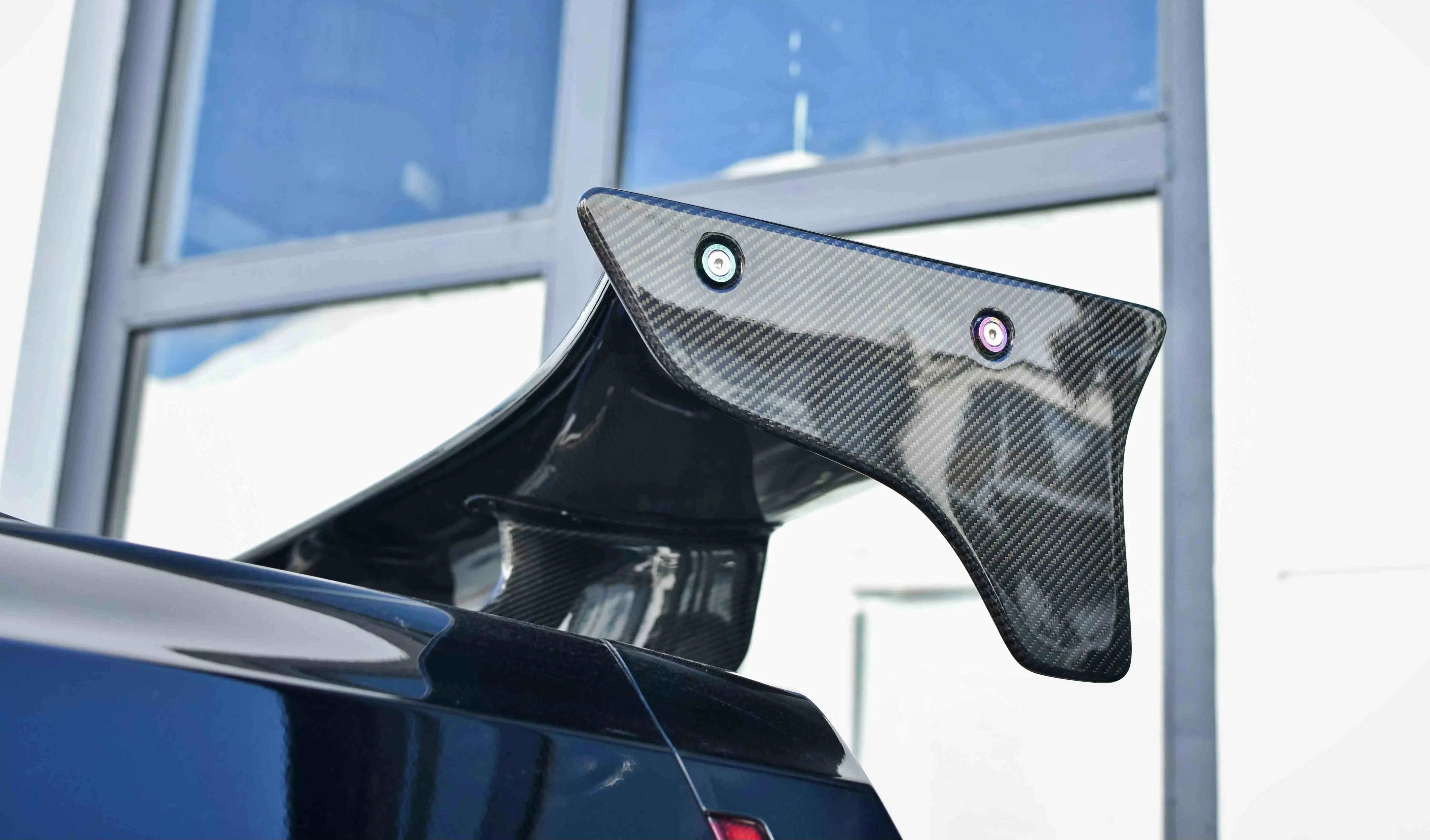 Carbon Fiber TS Rear Trunk Wing- Nissan GTR R35 2008-2019