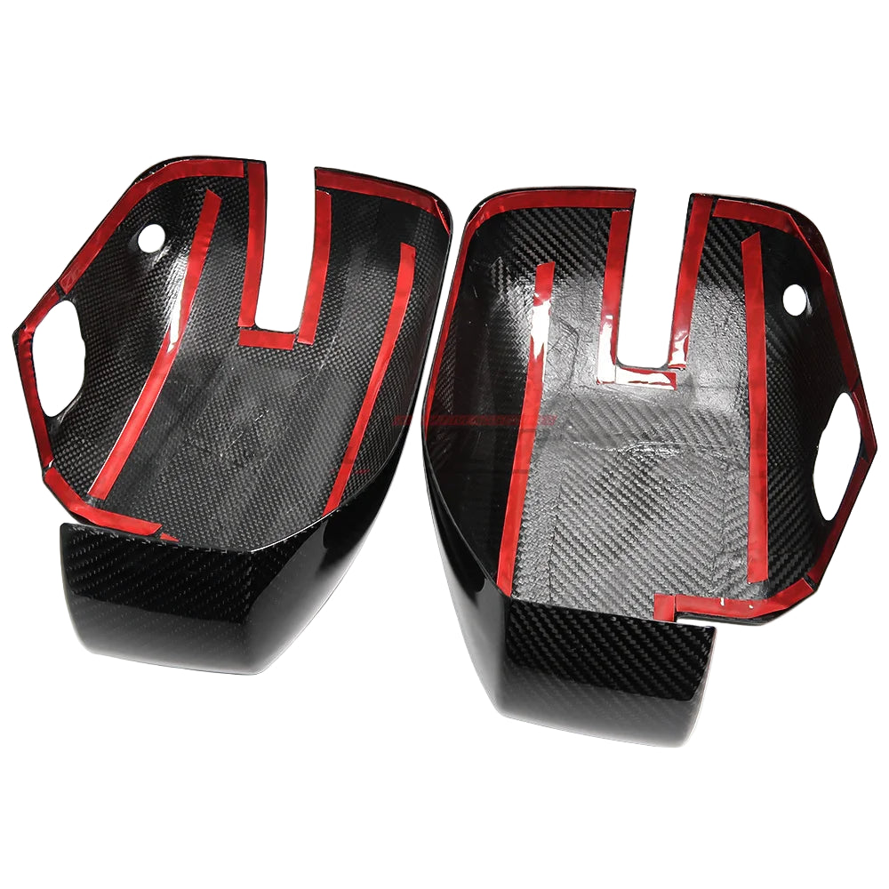 Carbon Fiber Rearview Mirror Cover Cap- Ford Bronco Raptor R Off-Road Outer Banks Pickup Truck 2021 2022 2023 2024