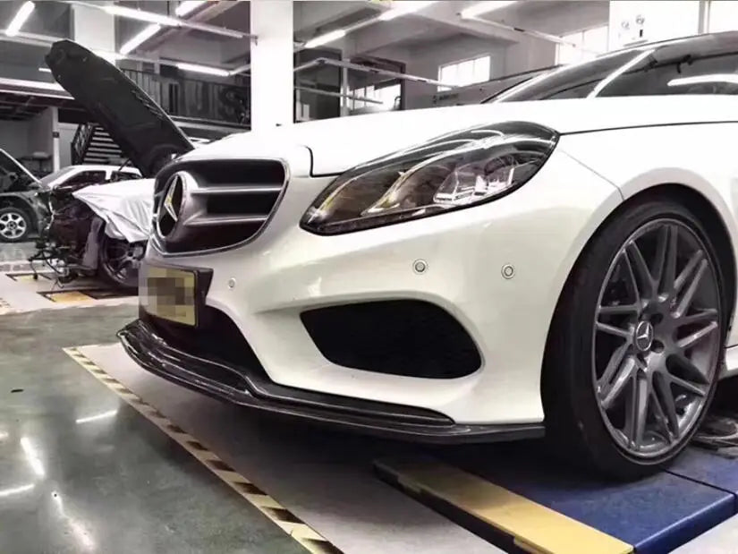 FD Style Carbon Fiber Front Lip - Mercedes Benz W212 E-Class