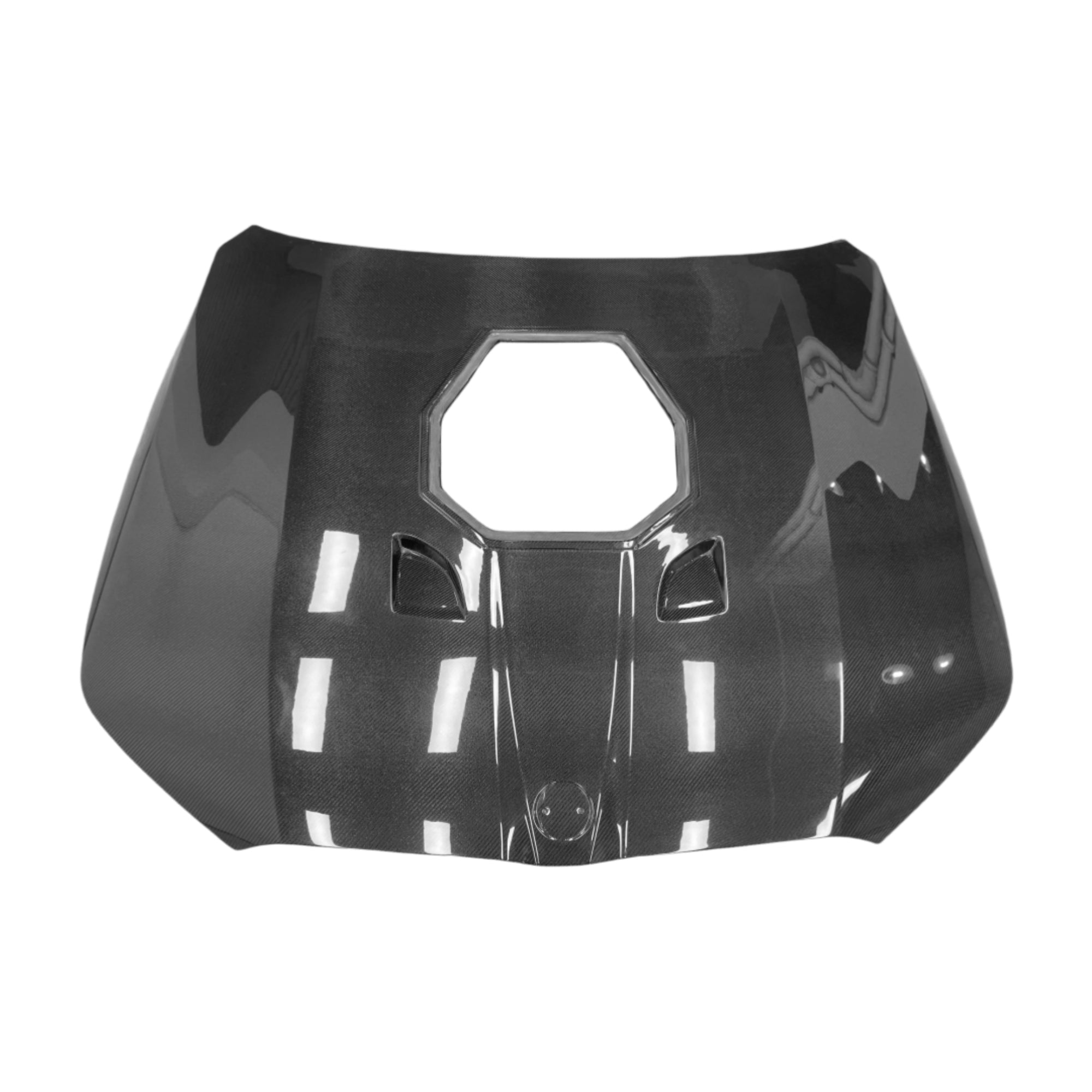 Carbon Fiber Engine Cover bonnet w/ Transparent window -  BMW M5 G90