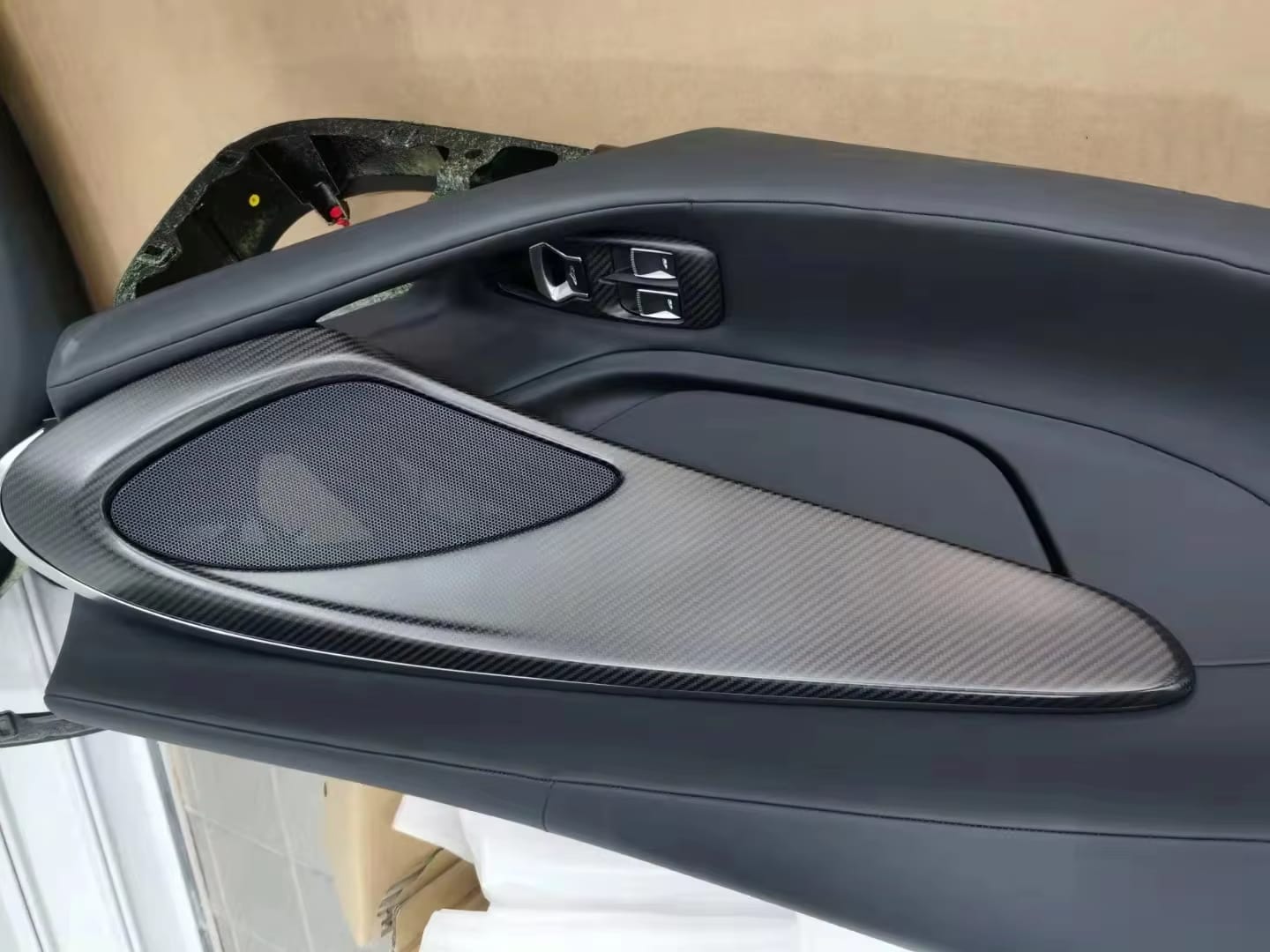 Dry Carbon Fiber Inner Door Panel Trim for Mclaren GT