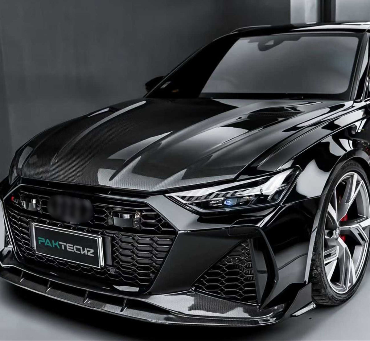 Paktechz Prepreg Carbon Fiber Engine Hood Bonnet - Audi RS6 C8