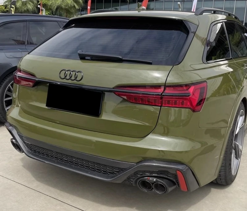 Carbon Fiber Exhaust Tip for Audi RS3 RS4 RS5 RS6 RS7 A3 A4 A5 A6 A7 Muffler Tip S4 S5 S6 S7