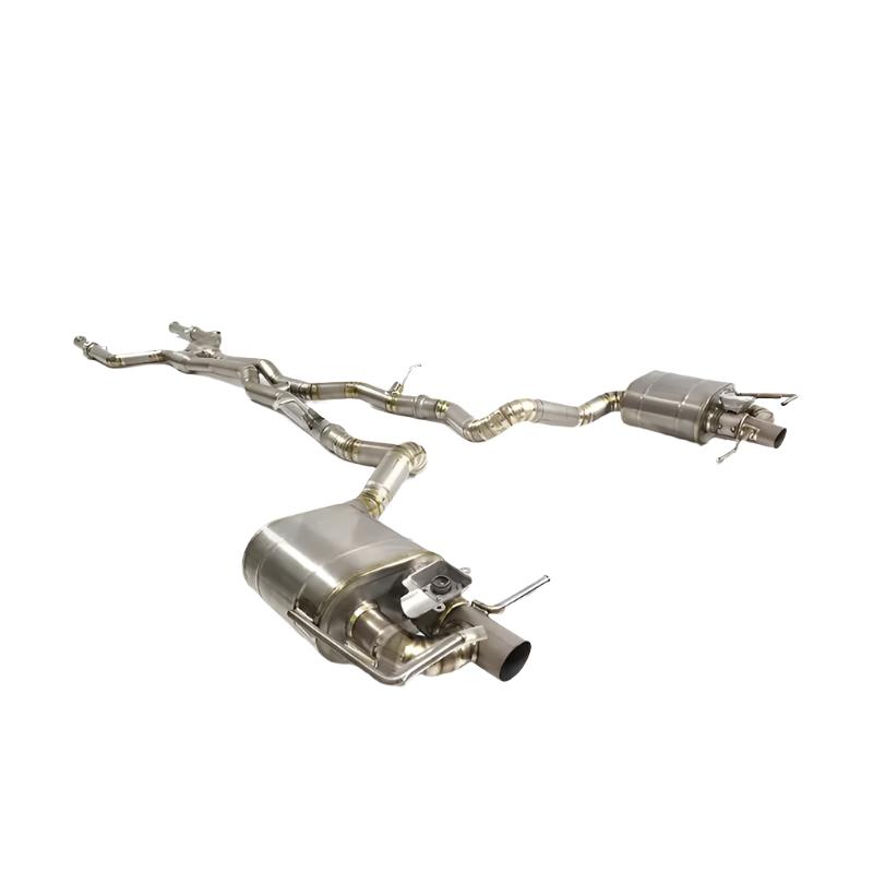 Valved Titanium Alloy Performance Catback Exhaust System - Mercedes Benz AMG C43 W205