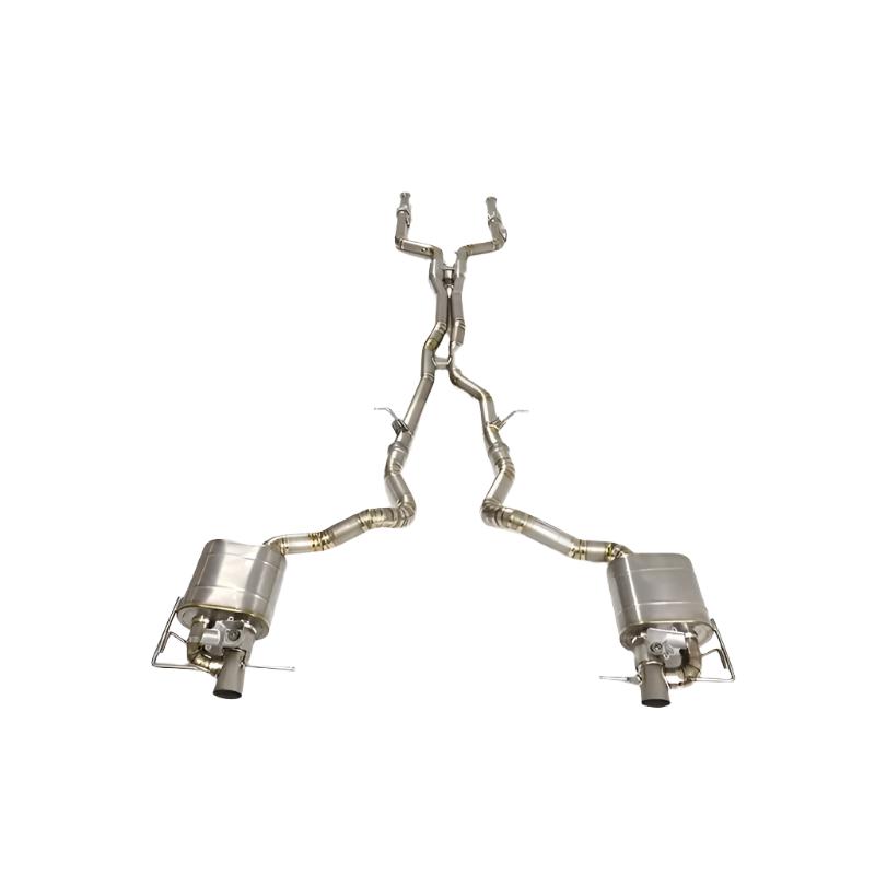 Valved Titanium Alloy Performance Catback Exhaust System - Mercedes Benz AMG C43 W205