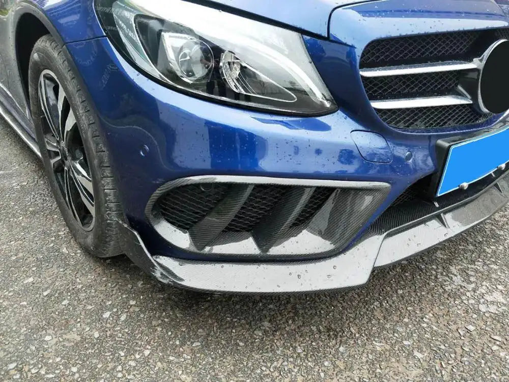 Carbon Fiber Fog Lamps Cover - Mercedes Benz C300 C400 C450 C43 AMG Sedan 15-17