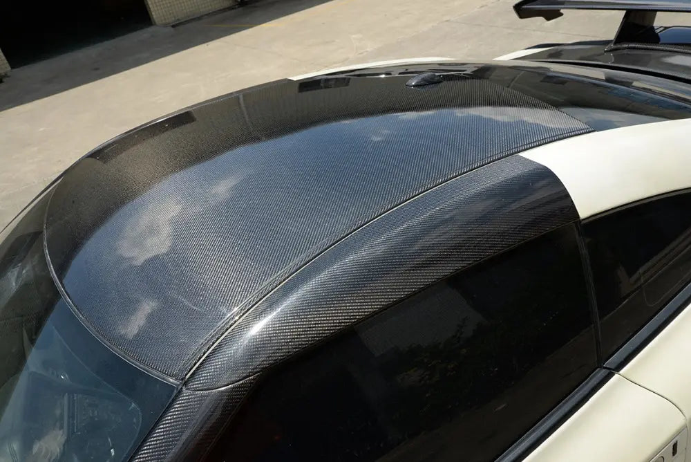 Carbon Fiber Roof Cover Overlay - Nissan R35 GT-R Base Coupe 2009-2015