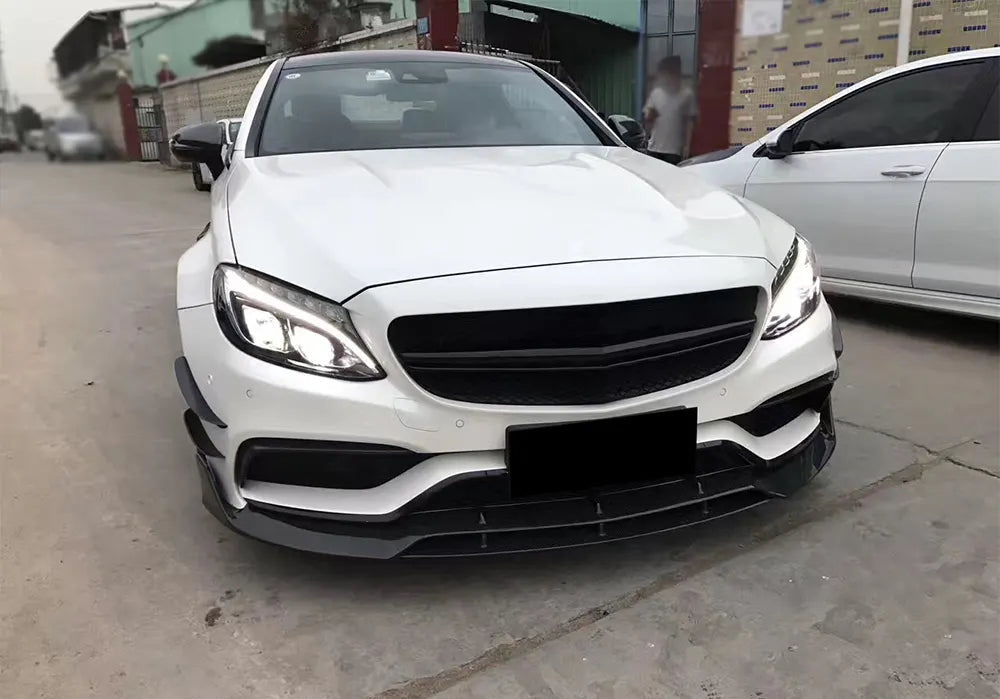 Carbon Fiber Front Lip - Mercedes Benz W205 C63 AMG 15-19