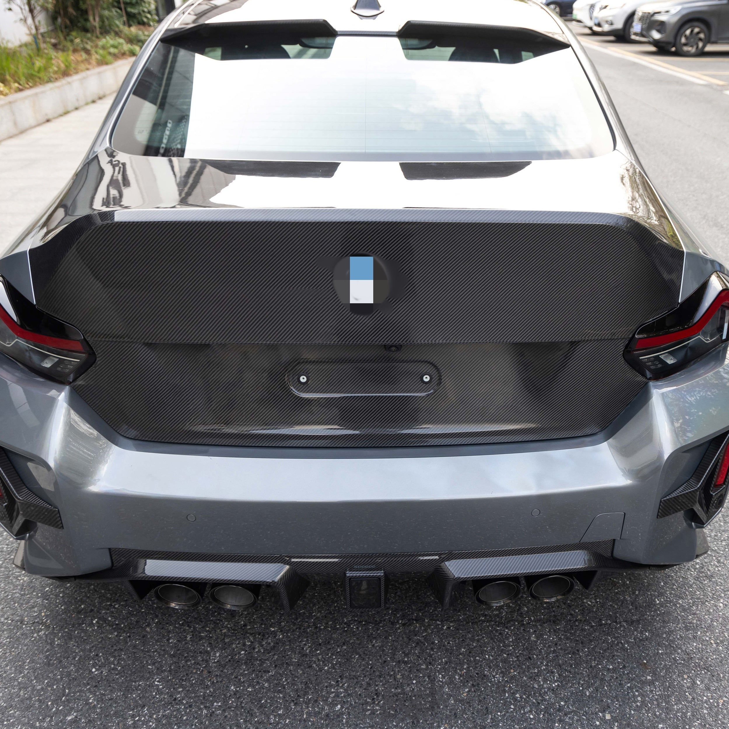 Prepreg Cs style Carbon Fiber Duckbill Trunk Replacement - BMW G87 M2 G42 2 Series