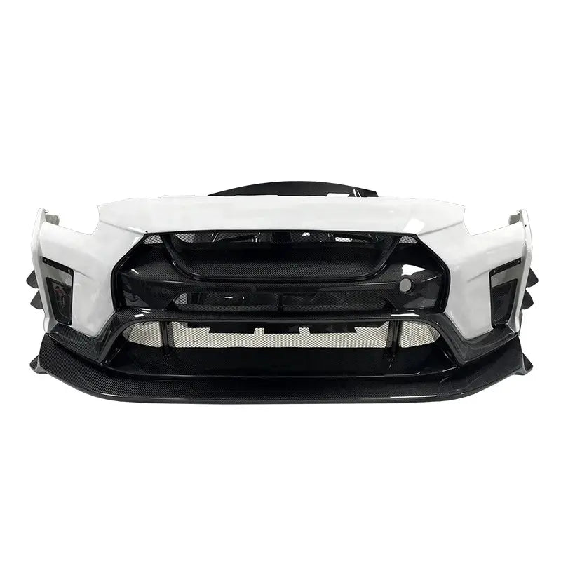 Carbon Fiber VRS Style Front Bumper w/ Front Lip - Nissan GTR R35