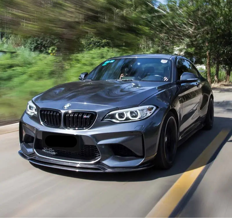 Carbon Fiber PT Style Front Lip -  BMW M2 F87