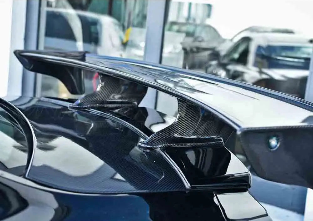 Carbon Fiber TS Rear Trunk Wing- Nissan GTR R35 2008-2019