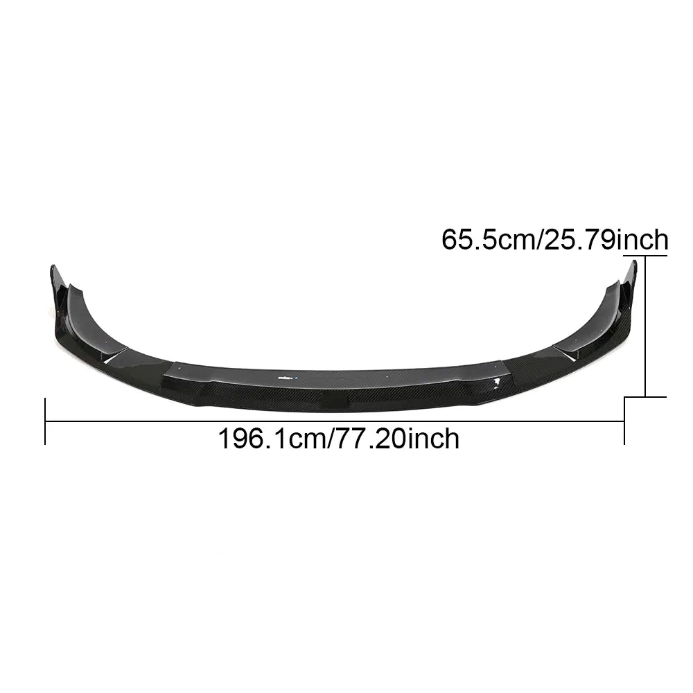 Carbon Fiber TCI Front Lip V3 -  Porsche Taycan Turbo 9J1 Sedan 2019-2021