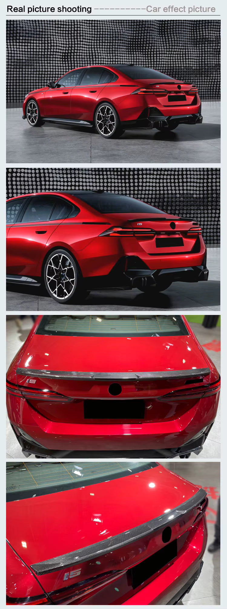 Dry Carbon Fiber Trunk Spoiler - BMW M5 G90 / G60 5 series