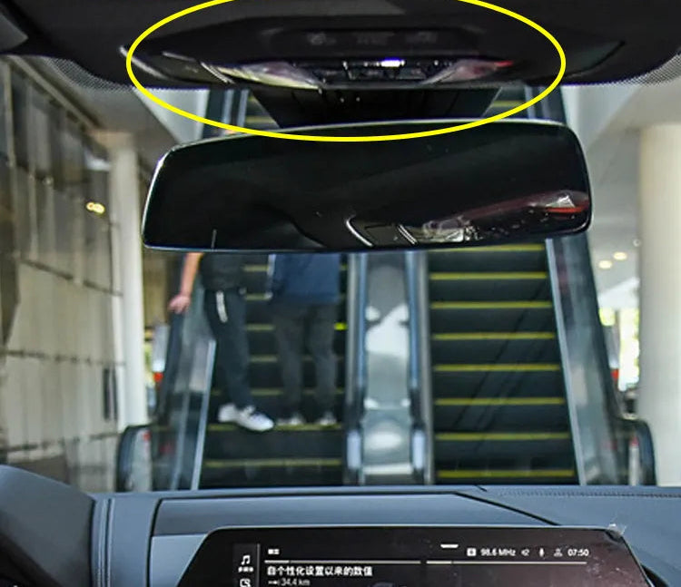 Carbon Fiber Interior Roof Reading Light Button Panel Frame - BMW 8 Series G14 G15 2019-2023