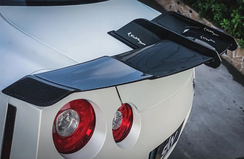 Carbon Fiber KUHL STYLE Rear Spoiler Wing - Nissan GTR R35 2008-2018