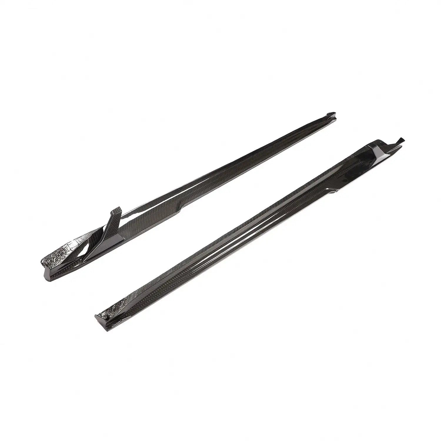 Carbon Fiber Prepreg Finned Side Skirt V3 -  Porsche 911 991 Carrera 4 GTS 3.0T 2017-2019