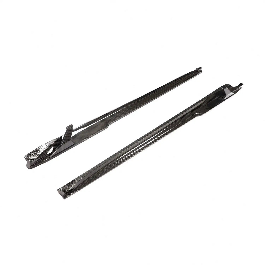 Carbon Fiber Prepreg Finned Side Skirt V3 -  Porsche 911 991 Carrera 4 GTS 3.0T 2017-2019