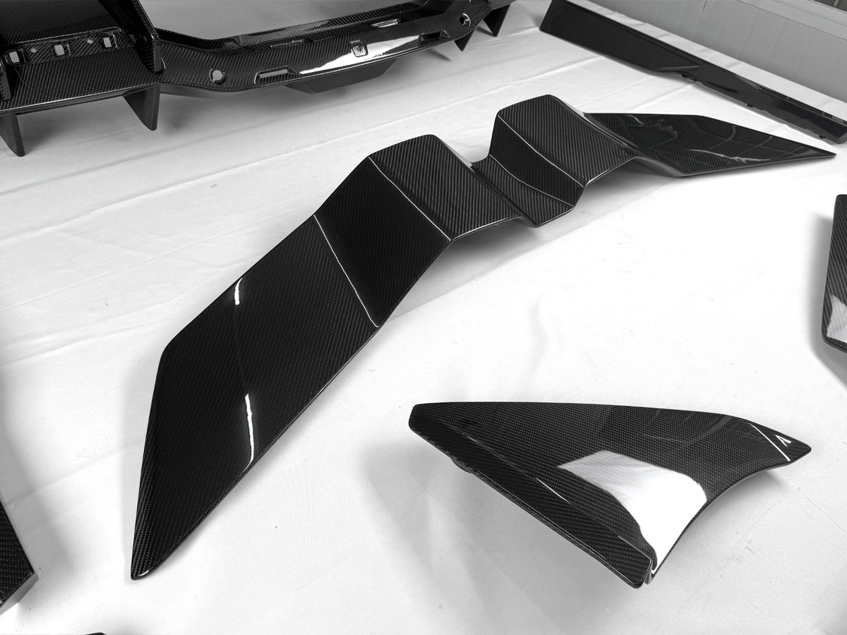 Dry Carbon Fiber Rear Spoiler Wing - Lamborghini Revuelto OEM Style