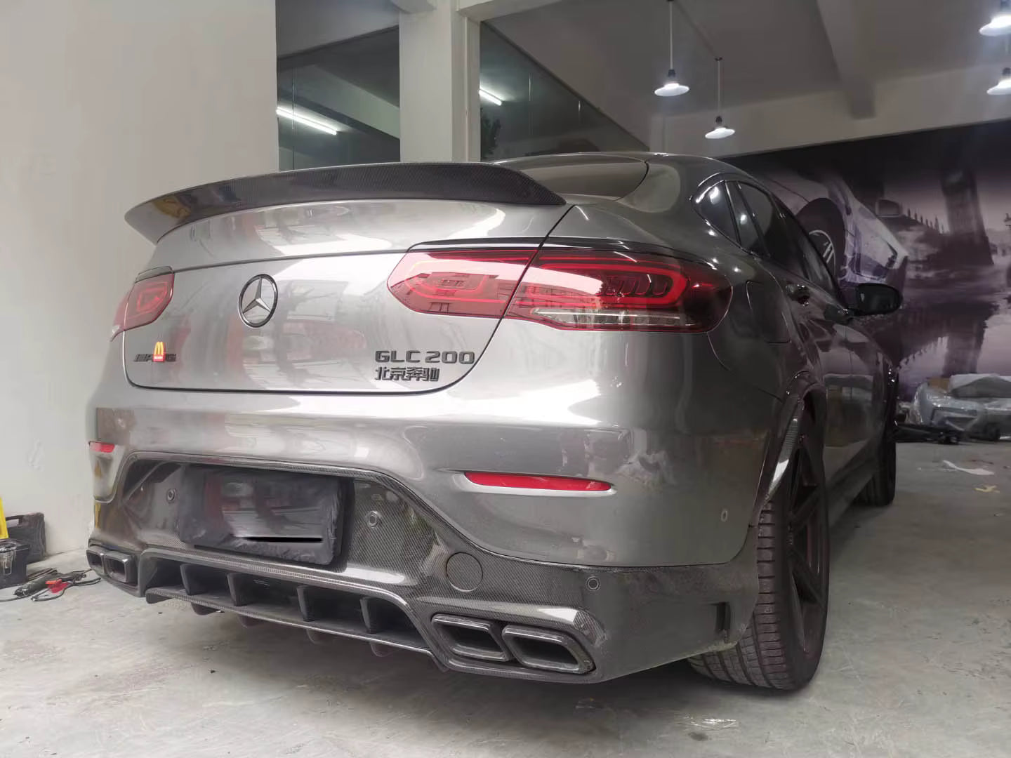 Carbon Fiber TS Aero Body Kit - Mercedes Benz GLC GLC43 GLC63 AMG COUPE