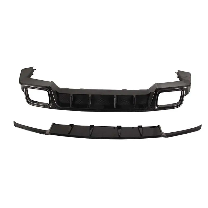 Paktechz Dry Carbon Fiber Rear Diffuser - Porsche Cayenne Coupe Turbo 9YA 9Y0 9Y3