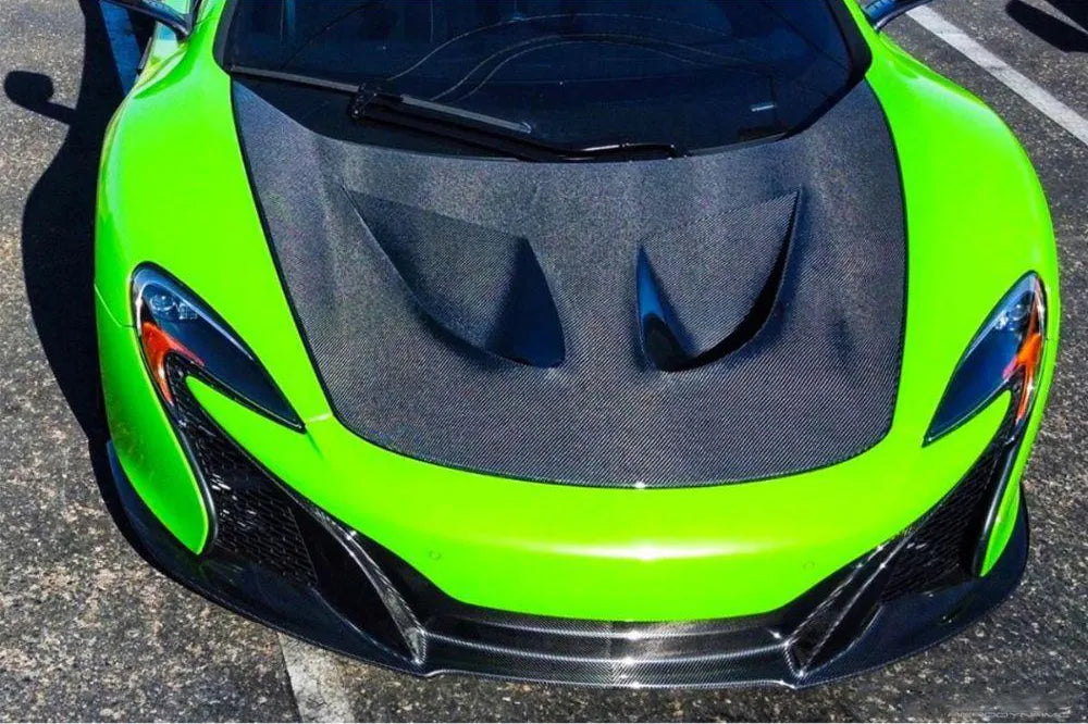 P1 Style Carbon Fiber Hood Bonnet - McLaren 650s