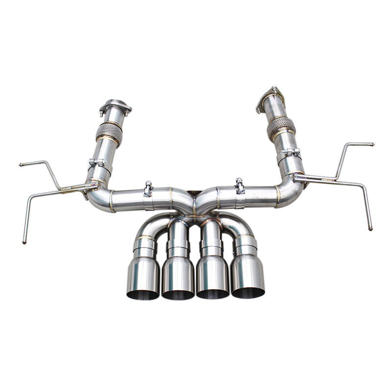 Performance Full straight pipe catback Exhaust - Chevrolet corvette C8 Z06
