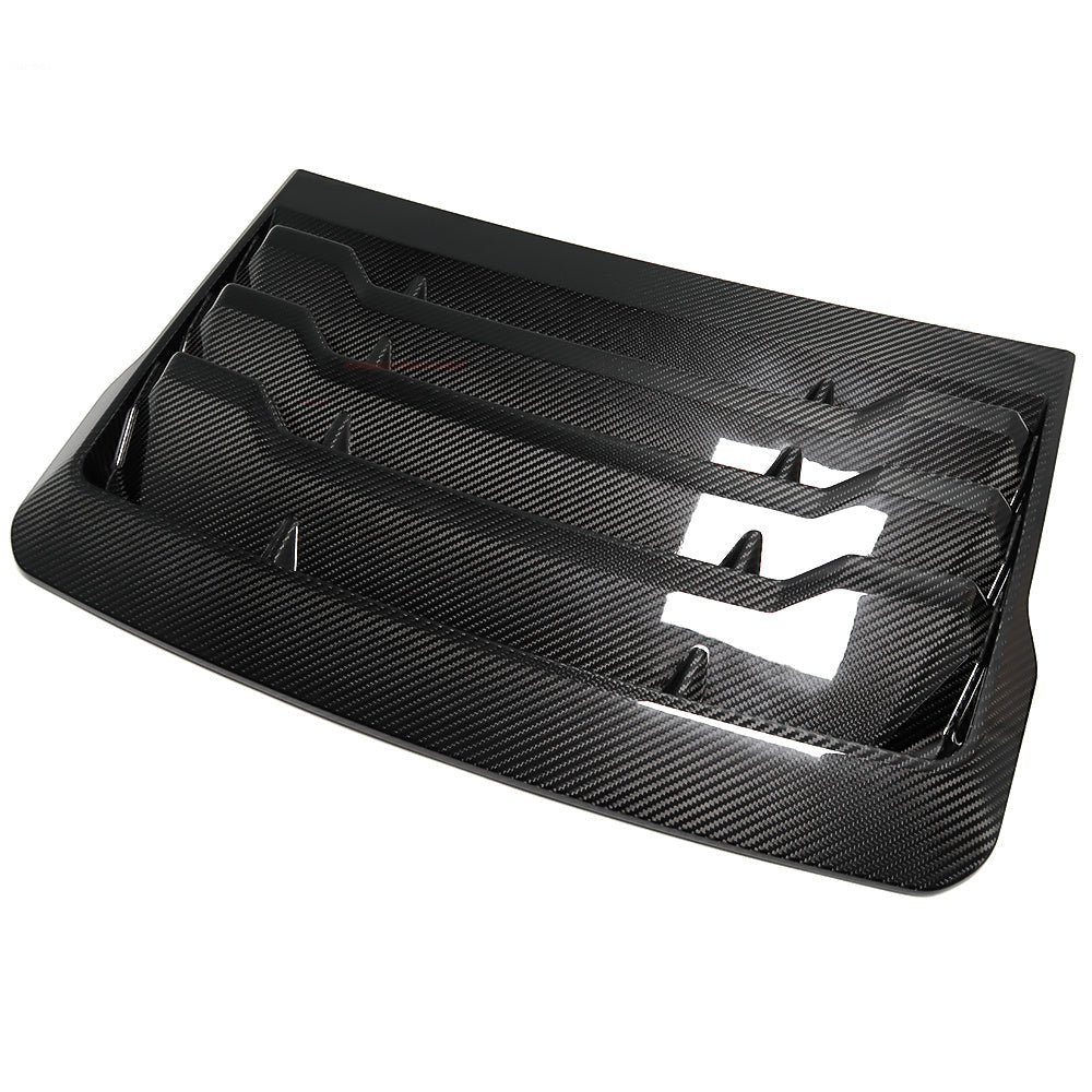 Carbon Fiber Vented Hood Bonnet Trim Cover - Ford F150 F-150 Raptor 2015-2020