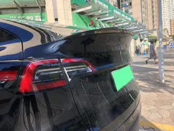 Dry Carbon Fiber Rear Spoiler for Tesla Model Y Sedan
