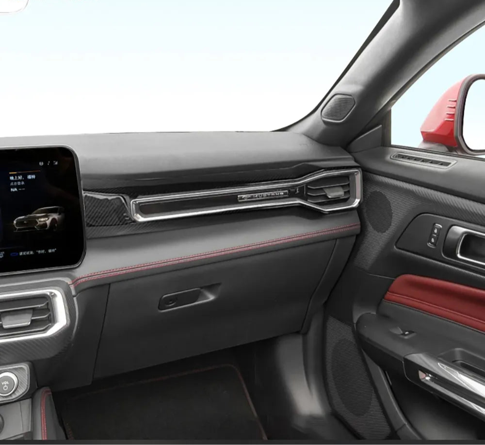 Carbon Fiber Interior Dash Board A/C Vent Trim - Ford Mustang Darkhorse 2024