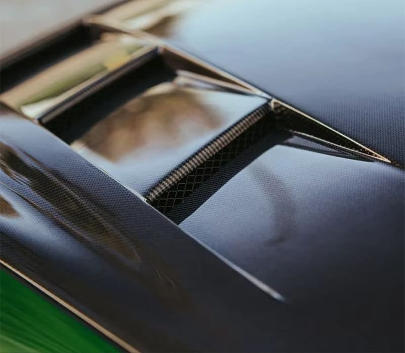 Carbon Fiber Vented Engine Hood - Lexus RC