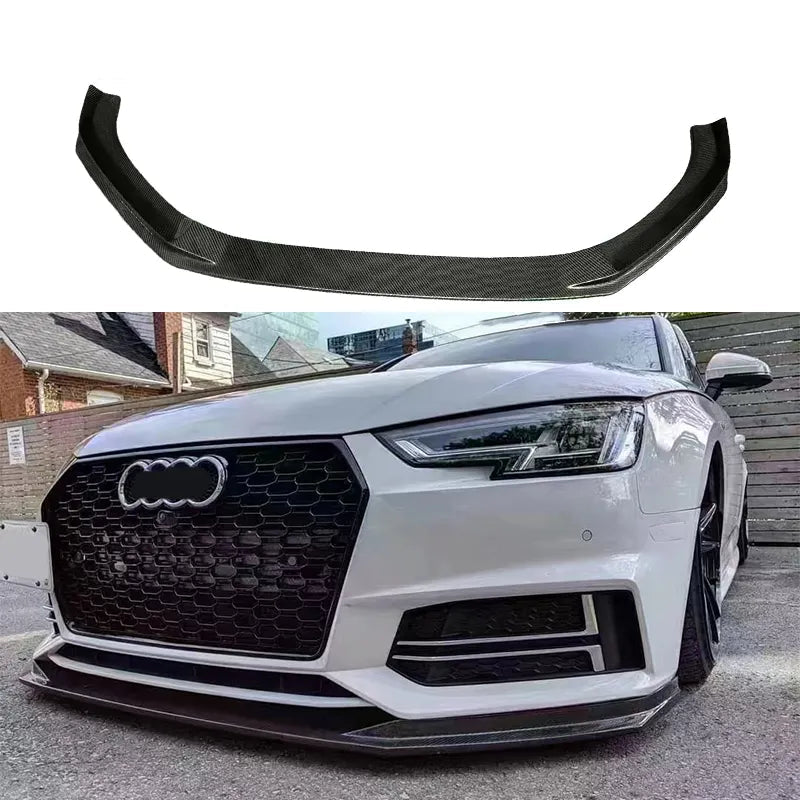 Carbon Fiber Front Lip V2 - Audi A4 S4 B9