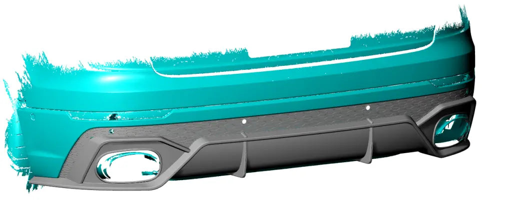 Carbon Fiber Rear Diffuser - Audi RSQ8 Q8 Sport 2019-2023