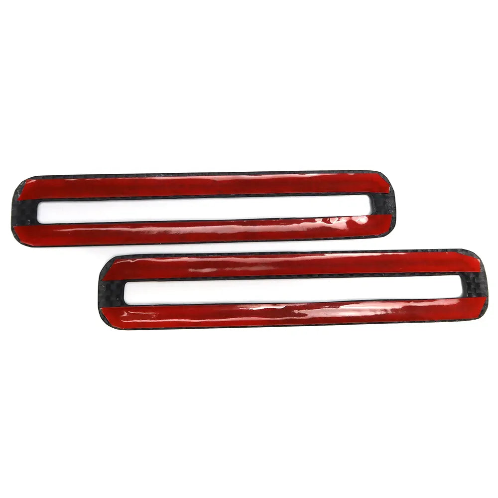 Carbon Fiber Side Door Air Outlet Vent Cover Trim - Ford Mustang S650 GT V8 Dark Horse 2024+