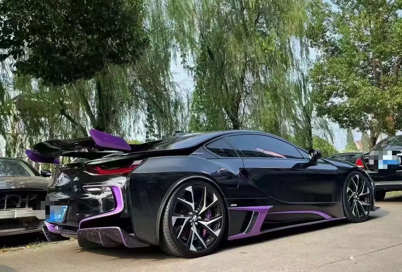 Carbon Fiber Big Upgrade Wing - BMW I8