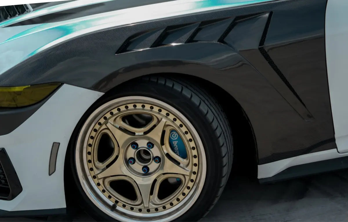 Carbon Fiber Vented Fenders - Ford Mustang S650 GTD 2024