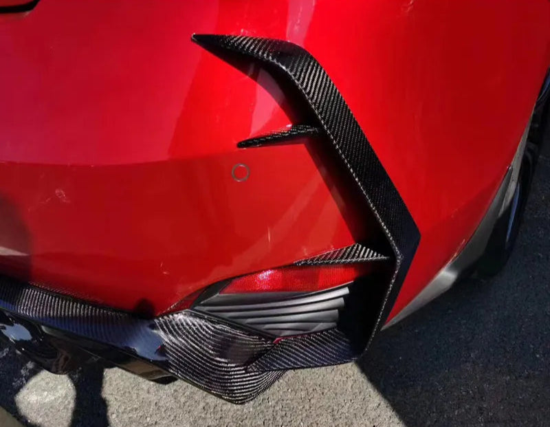 Carbon Fiber Rear Bumper Wind Blade - 2016+ Infiniti Q60