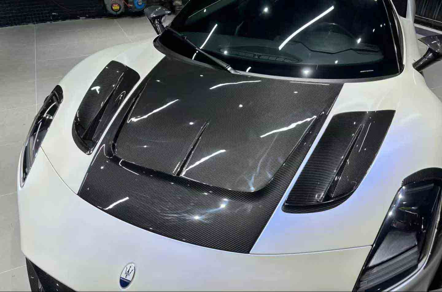 Maserati MC20 MSY Style Dry Carbon Fiber Fender Vents 2020-2024