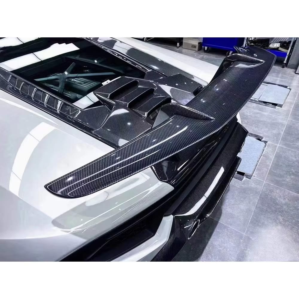 P Style Carbon Fiber Rear Wing - Lamborghini Huracan