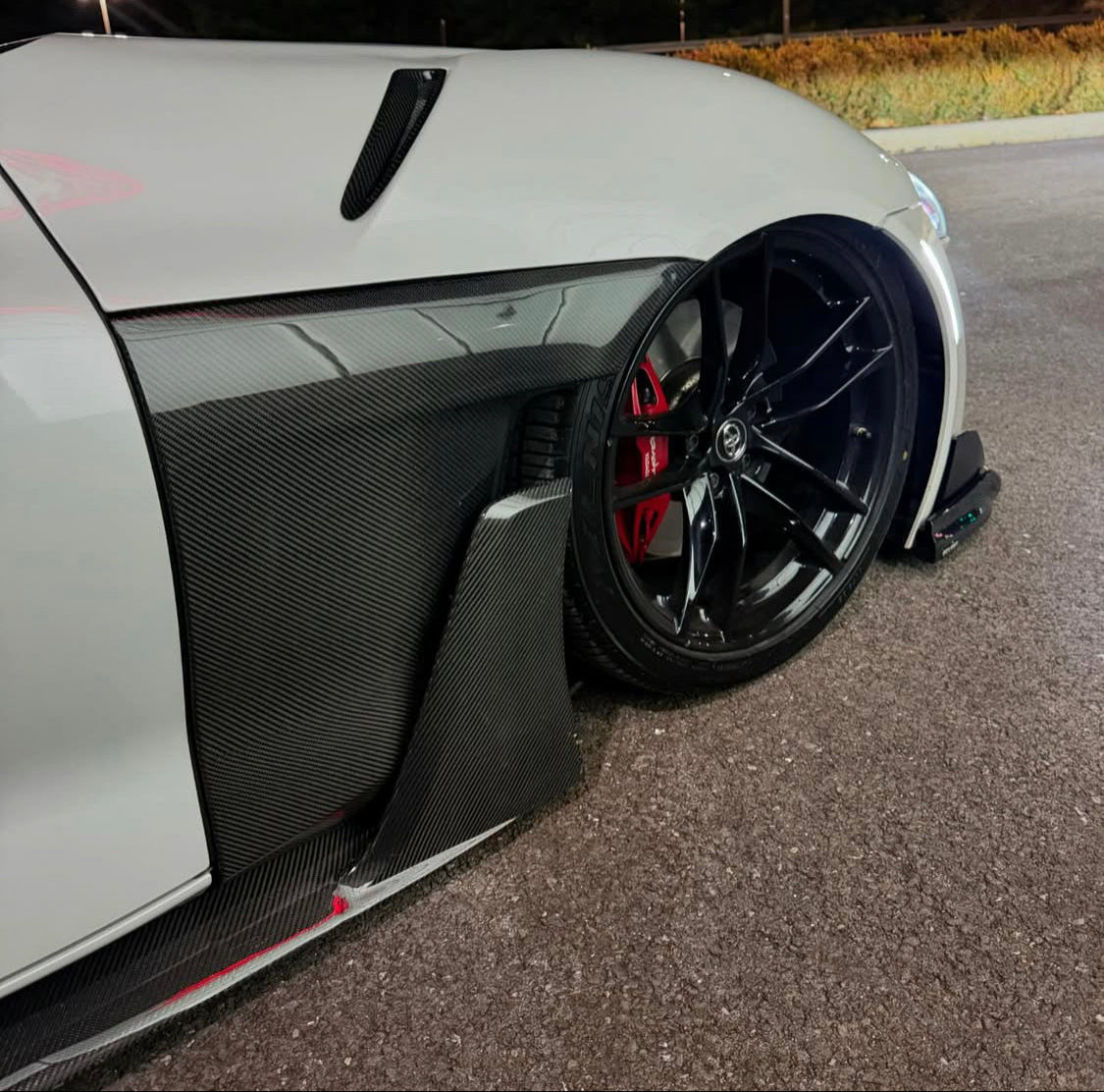Prepreg Carbon Fiber AD V2 Side Skirts – For Toyota Supra A90/A91 Mk5 (2020+)