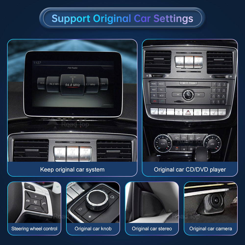 Apple CarPlay Android Auto Multimedia Display Screen upgrade - Mercedes-Benz G Class W463 2013-2018 NTG4.5 NTG5.0