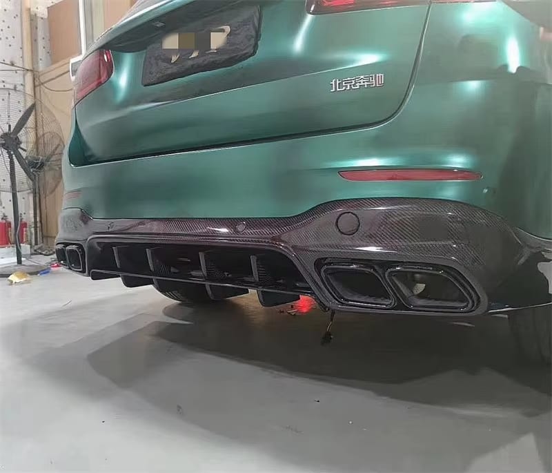 Carbon Fiber Front Lip & Rear Diffuser - MERCEDES BENZ GLC63s GLC43AMG GLC SUV X253