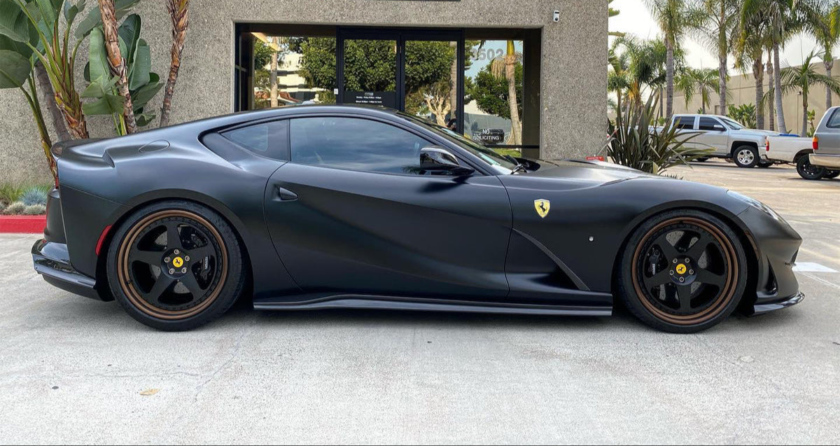Carbon Fiber N Style Side Skirts - Ferrari 812 Superfast