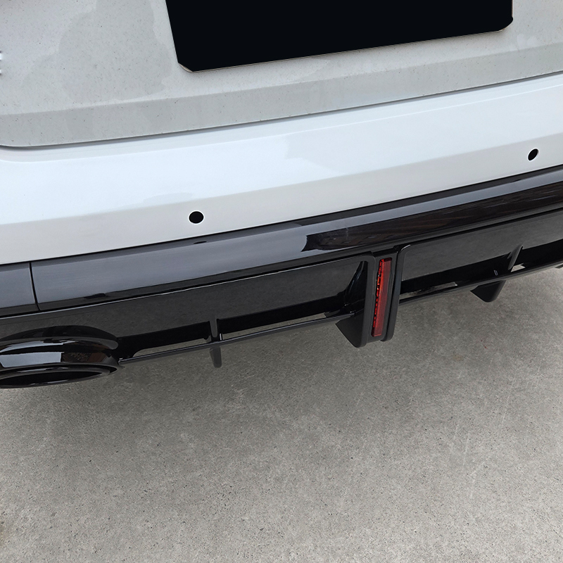 Gloss Black RS3 Style Rear diffuser w/ LED - Aud A3 S3 Sedan 8Y