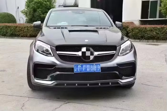 Carbon Fiber Engine Vented Cover Hood Replacement - Mercedes GLE 63s W166 X292 coupe 2015-2019
