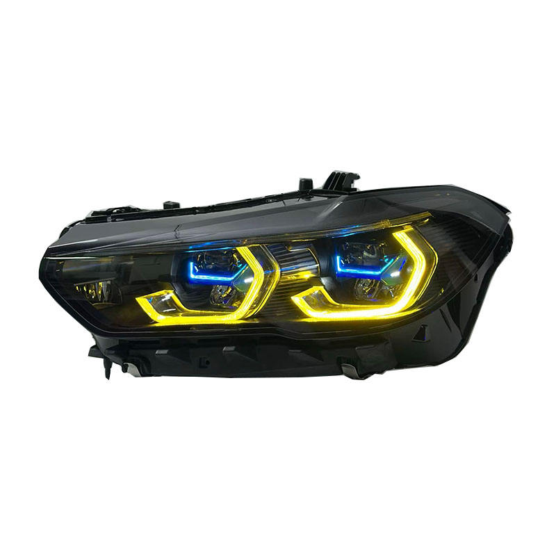 LED Laser Headlight Dual Color yellow/white Upgrade Replacement Set - BMW X5 G05 2019-2022