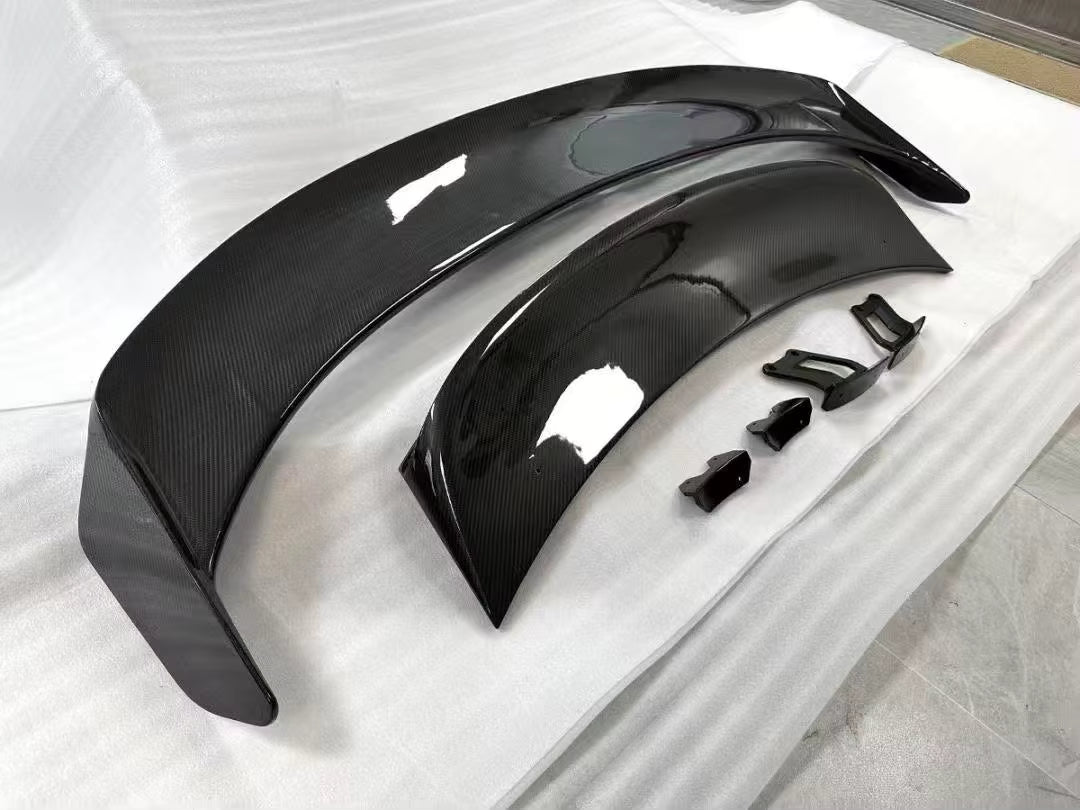 Dry Carbon Fiber W Style GT Spoiler Wing W Style - Porschee Taycan