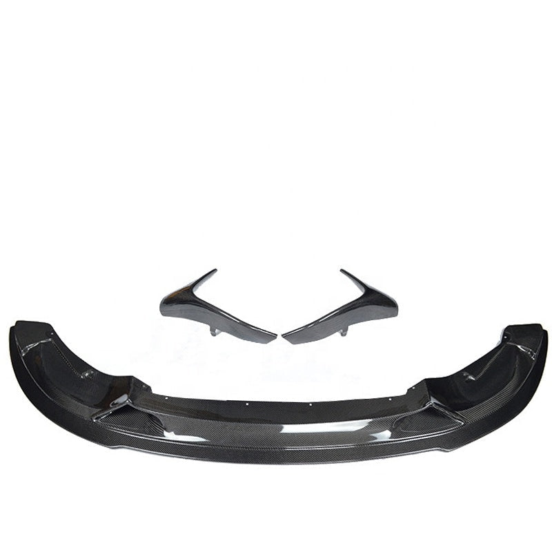 Carbon Fiber RZA Style Front Lip Splitter - BMW F80 M3 F82 M4 2015-2019